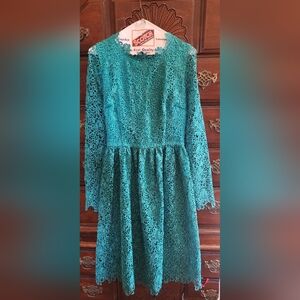 Valentino Teal Lace Dress, 2013 Resort Collection